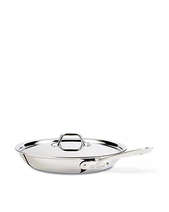 All-Clad Stainless Steel 12" Fry Pan with Lid